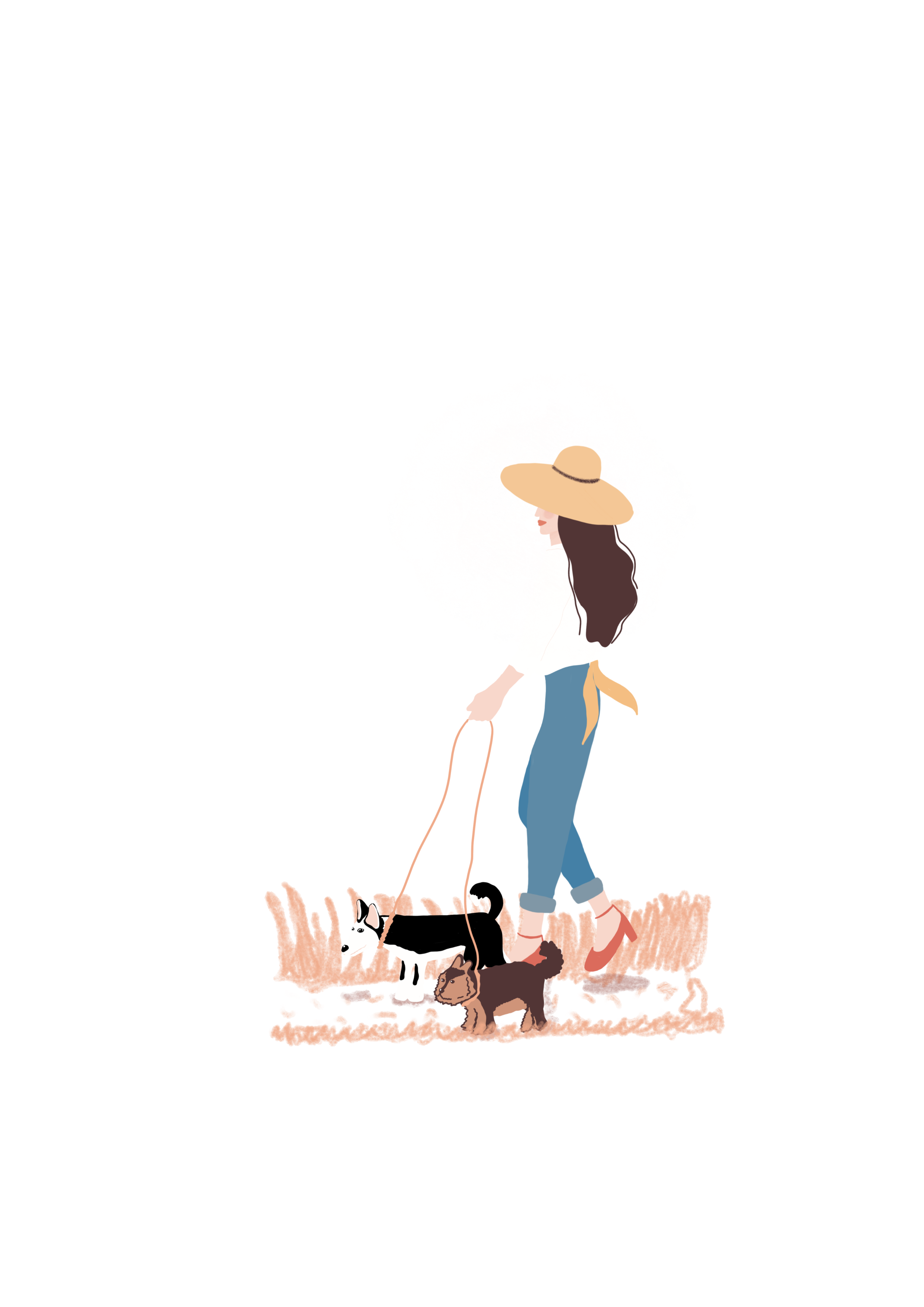 Autumn through illustrations