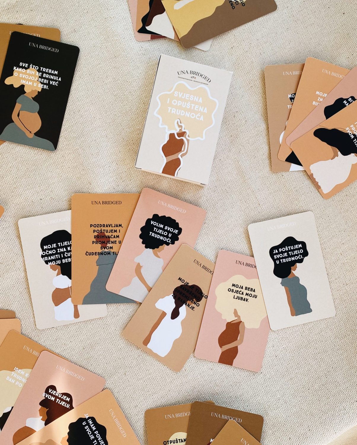 Affirmation cards · Una bridged