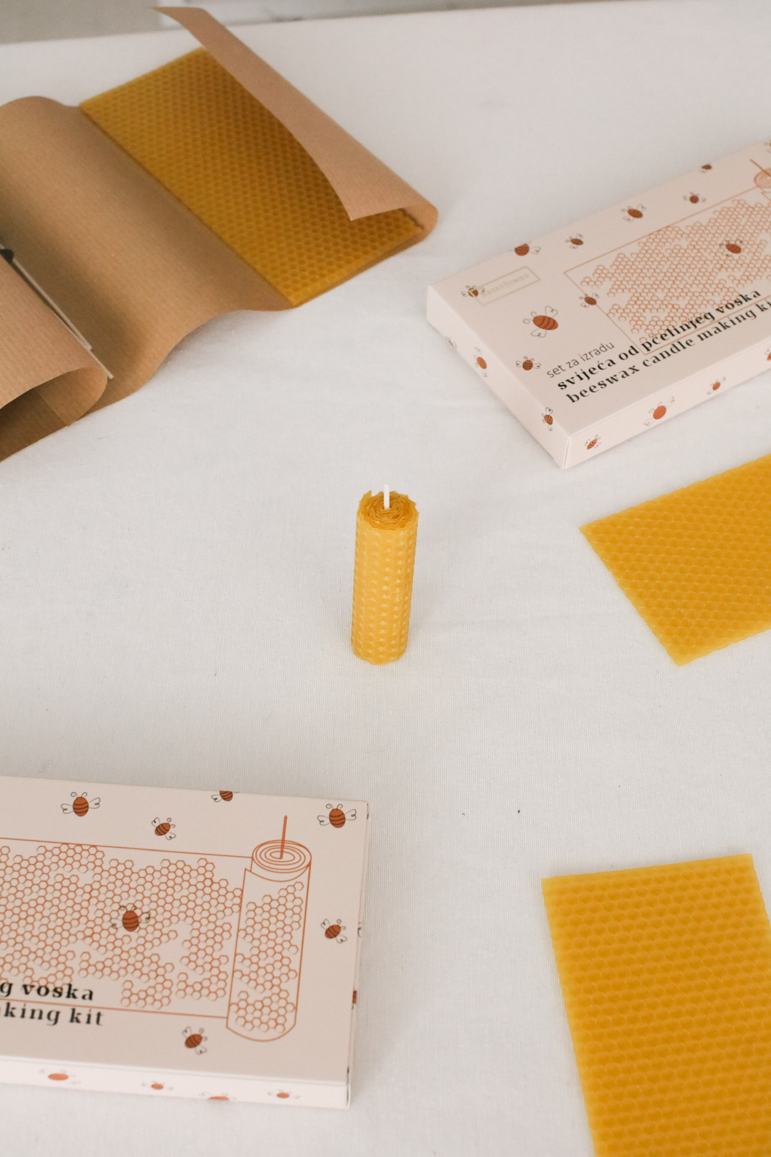 Beeswax candles