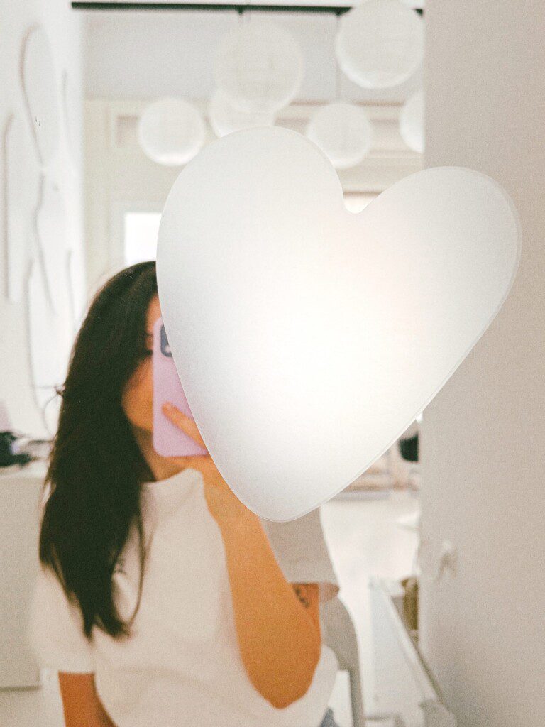 Ana in the new studio