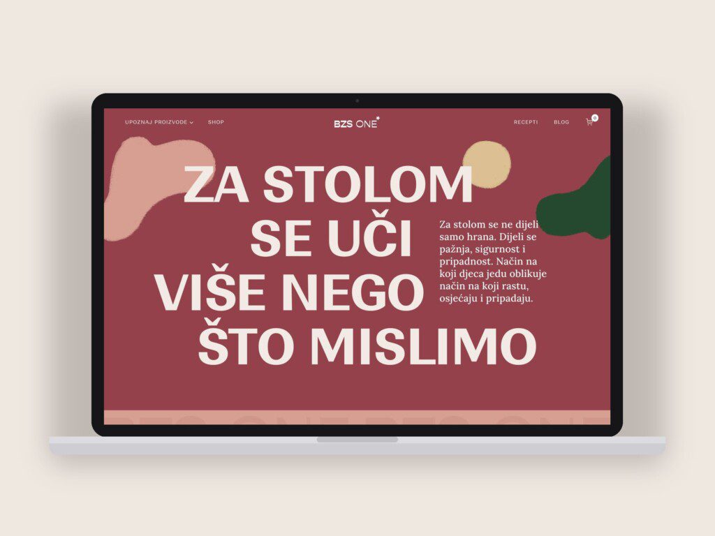 BZS ONE – website, home page