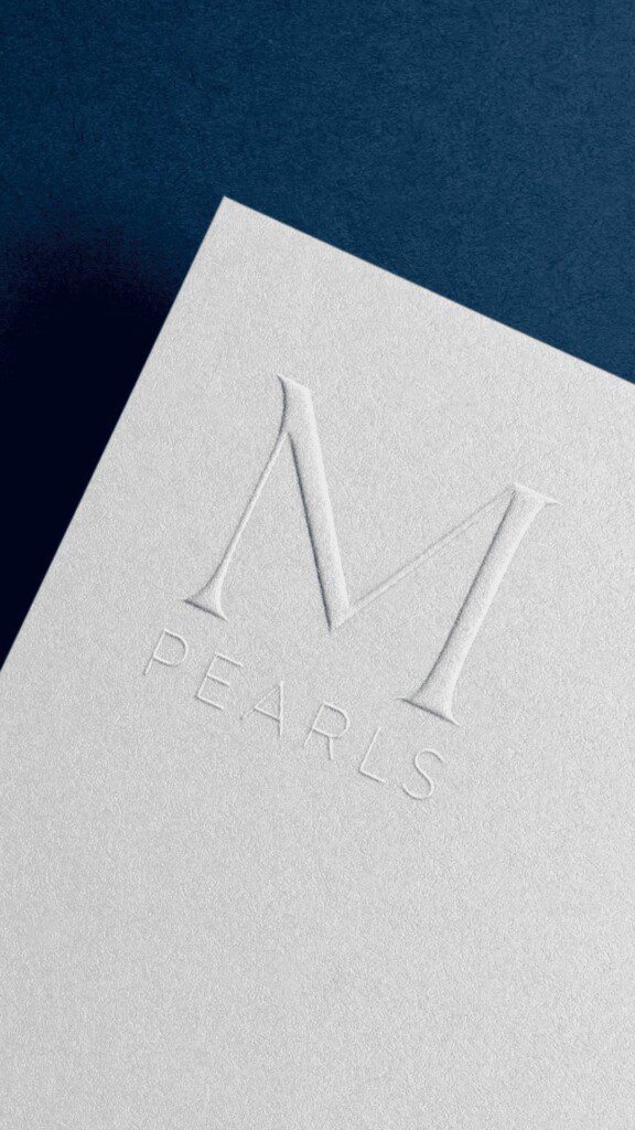 M Pearls – embossing