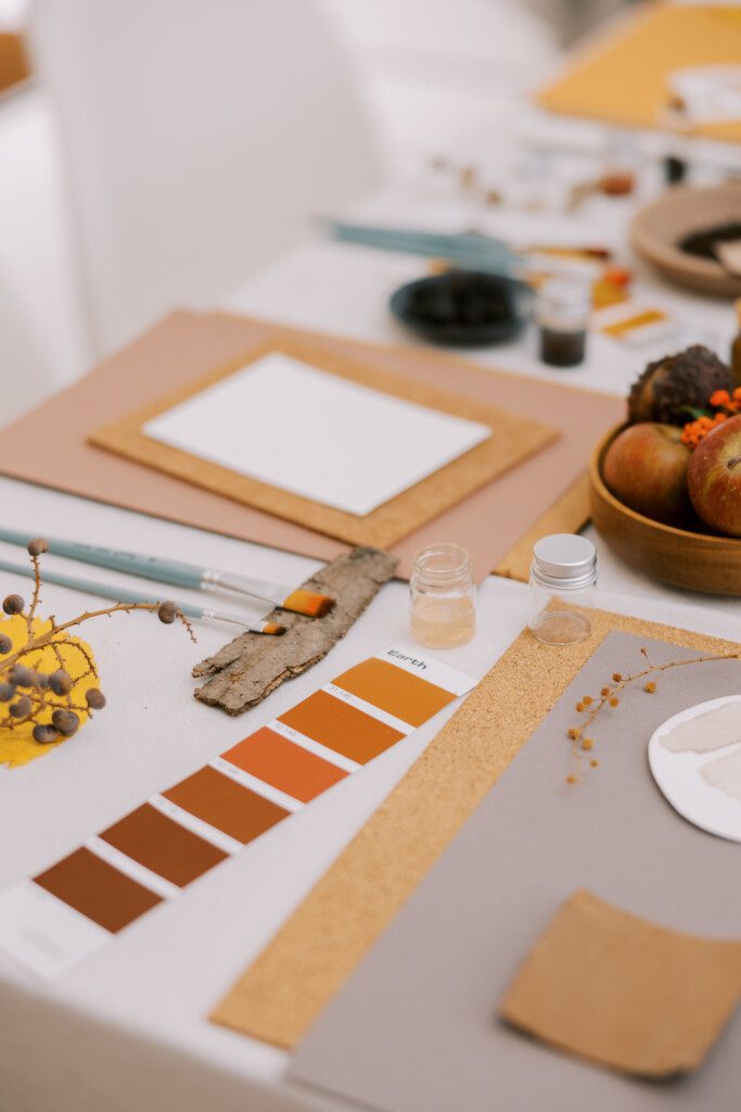 Tajno šumsko društvo – colour swatches