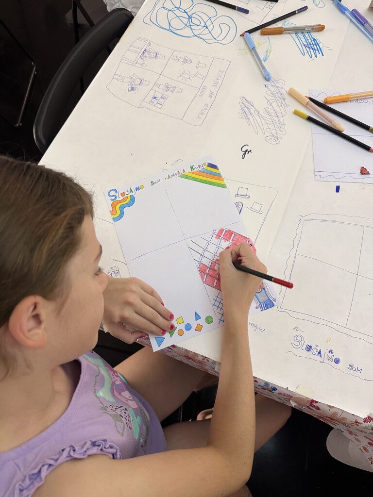 Pulica – drawing a poster