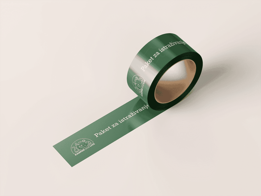 KAMPER and LIVe – packing tape